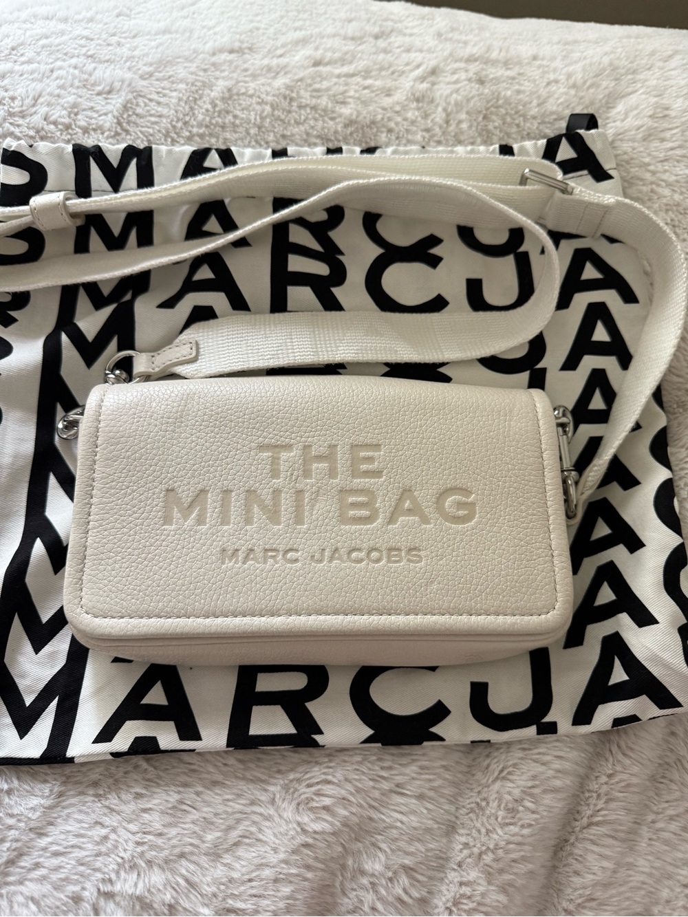 Marc Jacobs White Leather Mini Bag